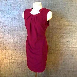 Kardashian Kollection Dress Burgundy Hourglass Keyhole